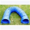 Callieway® Tunnel per Agility per Cani Professionale, Attrezzatura per Agility per Cani (Sacchi di Supporto con Sabbia già inclusi) (6 m, blu)
