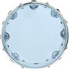Tbest Tamburello trasparente, tamburello MBAT regolabile a doppia da 25,4 cm, strumento a percussione per feste, trasparente (blu)