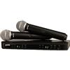 SHURE BLX288E/PG58 COPPIA radiomicrofoni wireless per canto karaoke presentazioni DJ