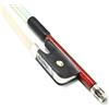 Vingobow New Full size ibrido in fibra di carbonio Core pernambuco pelle viola Bow. Naturale crine di cavallo, caldo e Mellow Sound, tutti i pezzi professionale montato. Art No. 120 M