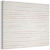 MuchoWow© Pannello Decorativo Parete Pannelli Fonoassorbenti Acustici 40x30 cm Insonorizzanti Decorazioni Casa Isolamento Acustico Fonoassorbente Quadri Fonoisolanti Terracotta - Bianco