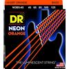 DR Strings DR String NOB5-45 Neon Orange Set di corde per basso