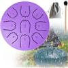 Generic Tamburo della pioggia da giardino, tamburo della pioggia per giardino esterno con copridita, tamburi a lingua d'acciaio a 9 toni, strumento a percussione per educazione musicale, concerti, guarigione