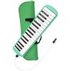 Easnea Melodica a 32 tasti, strumento musicale, pianoforte, con borsa per il trasporto (verde)