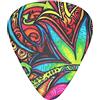 XVBCDFG Plettro per chitarra MultiColor Leaf Weed Art Advanced 12 pezzi Tre spessori per basso, chitarra elettrica, borsa per chitarra acustica