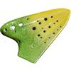 LJERFSW Ocarina A Tre Canne AC Strumento A Fiato Professionale Per Esercitazioni Strumento Ocarina Professionale(Green)