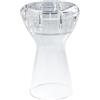 WAMBOOKA DIAMOND - DARBUKA TRASPARENTE IN POLICARBONATO - Pelle da 22,5 cm, corpo unico in policarbonato, leggera, trasparente, professionale con borsa, lunghezza 43 cm, ideale per uso live e studio.
