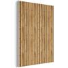 MuchoWow© Pannelli Fonoassorbenti 60x80 cm Decorativi Pannello Fonoassorbente Quadri Insonorizzanti Per Pareti Isolamento Acustico Decorativo Isolante Scuro - Bambù - Legno