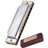 DALYNN Armonica Chiave Standard Della Chiave CABEF Armonica Diatonica A 10 Fori 20 Toni Per Principianti armonica a bocca professionale (Color : B Key)