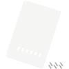 Banworks 1 strato Strat Backplate 6 fori chitarra elettrica Trem Tremolo Cover per Squier Strat ST JT/HGB-02 di fabbricazione cinese Bianco