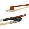 YoungMonic Archetto per contrabbasso 3/4 stile francese in legno di Brasile con rana in ebano naturale Mongolia Bow Hair ben bilanciato