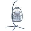 MIlani Home SOPHIA - poltrona sospesa pieghevole con cuscino