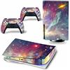 PDURMBUAB Nessuna Schiuma Nessuna Bolla Per PS5 Skin Disc Edition & Digital Console E Controller Vinyl Cover Skins Wraps Resistente Ai Graffi, Compatibile 15112(Disc Version)
