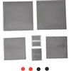 LIYJTK Kit filtro antipolvere serie X. Copertura protettiva antipolvere in rete di ventilazione con impugnatura in silicone