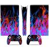 YLMKMVLCZC Pelle Decalcomania Per PS5 Slim Skin Digital Edition Console E Controller Vinyl Cover Skins Wraps Resistente Ai Graffi Compatibile Con 39324 Avvolgimento Della Pelle