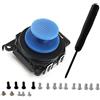 Perfect Part Tasto analogico 3D per joystick con tappo per Sony PSP 2000 2001 + 19 viti + strumento