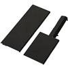 Timorn 1 Set Porta di riparazione di ricambio per parti di Wii Console (1 set nero)
