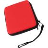 Jelquix Custodia da Trasporto per Console di Gioco per 2DS con 8 Supporti per Carte da Gioco Borsa da Viaggio Portatile Antiurto Antipolvere per Accessori per Console di Guscio Rigido (rosso)