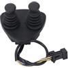 Fafeicy Sostituzione Joystick a Doppia Impugnatura 7919040052 Leva di Comando in Lega di Alluminio per Caricatore Trattore Carrello Elevatore 335 336