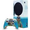Head Case Designs Licenza Ufficiale Barruf Bradipo in Estate Mix Arte Pacchetto Console Da Gioco Wrap E Pelle Per Controller Compatibile con Xbox Series S Console & Controller Bundle