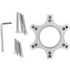 Miskall Base dell'adattatore ruota, blocco monte ruota dello sterzo da 70 mm Blocco montante per la ruota per t300RS di ThrustMaster (Plata)