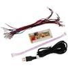 YOURRYONG Joystick Circuit Board PC Joystick Control Small Card Chip Fighting Machine Game Console Joystick (5P with 2.8mm)