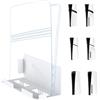 Generico Supporto da parete console per PS5 Pro/Slim, console di gioco Supporto universale da parete per supporto da parete (Bianco)