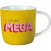 Grafik Werkstatt Grafik-Werkstatt Tazza da caffè con scritta in lingua tedesca du bist einfach mega 300 ml