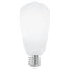 Eglo connect.z Smart Home - Lampadina LED E27, ST64, ZigBee, App e controllo vocale Alexa, dimmerabile, RGB, bianco caldo, 806 lumen, 7,5 W