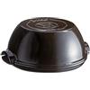 Emile Henry EH795507 Moderna Cloche Paniere Rotondo Carbone, Ceramica
