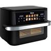 Tristar FR-9078 Hei?lufT-Fritteuse 10 L 2800 W BpA-Frei, Antihaftbeschichtung, LcD-Display Schwarz, Edelstahl (fR-9078)