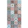 Panorama Tappeto Vinile - Modello Idraulico Nijar Multicolore 140x200 cm - Varie Dimensioni - Tappetino Lavabile per la Cucina - Passatoia PVC Antiscivolo