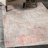 Mazovia Tappeto Salotto Moderno Pelo Corto - Tappeti Moderni Soggiorno - Tappeti Camera da Letto - Tappeti Salotto Grandi Dimesnioni - Motivo Astratto Vintage - Grigio Salmone 240x330 cm
