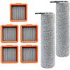 BlesConi Kit spazzola a rullo e filtro HEPA per aspirapolvere Uwant D5, D5 Pro, D100, A60, V8, V10 (B)