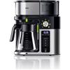 Braun KF9050BK - Macchina da caffè americano con filtro con caraffa in vetro, 7 erogazioni diverse, fino a 10 tazze, display touch, timer, 1750 Watt, acciaio inox/nero