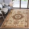 Mazovia Tappeto Salotto Moderno Pelo Corto - Tappeti Moderni Soggiorno - Tappeti Camera da Letto - Tappeti Salotto Grandi Dimesnioni - Motivo Orientale Ornamenti Tradizionali - Beige - 200x300 cm
