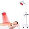 ARBGO Lampada a infrarossi, 275 W, rossa, con supporto, da terra, luce per facilità dei dolori muscolari