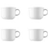 Thomas Trend 11400-800001-14742 - 4 tazze da caffè in porcellana, colore: Bianco