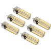 YWBL-WH Lampadina Led G4 12V, 6 Lampadine Led G4 700LM 7W 72LED Illuminazione a 360 Gradi Lampadina in Silicone per Plafoniera Lampada da Parete, Lampadina a Led (Luce calda)