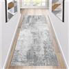Siunwdiy Tappeto Corridoio Antiscivolo Tappeto Cucina Passatoia grigio Antiscivolo Lavabile Tappeto Durevole Tappeti Runner Lungo Moderno Tappeto Per Cucina,Camera,Soggiorno Ingresso,Grigio,40x300cm