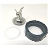 Generico Lama con Ghiera e Guarnizione, Ricambio Originale per Frullatore Dolcevita DC3020, 56 mm