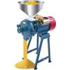 KigerNee Mulino elettrico per cereali 2200 W, mulino industriale per cereali, mais, paglia e mangimi | 54 kg/h ad alta potenza con imbuto in acciaio | 60 maglie finezza, 220 V spina UE
