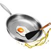 Generic Titancore - Padella in titanio martellato Pro con coperchio, 25,4 cm/27,9 cm/30,5 cm, ultra resistente, antiaderente, antigraffio, padella Nutri multifunzione, senza rivestimento, riscaldamento
