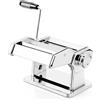 Toboli Macchina manuale per pasta fresca in acciaio inox, sfoglia 2-6mm, Nonna papera