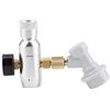 Acouto Kit Caricabatterie per Fusti di Birra con Regolatore CO2 16g e Valvola a Sfera, Caricatore a Sgancio Rapido (0-60 PSI)