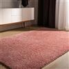 benuta Basic Tappeto salotto a pelo alto Sohari - Rosa 160x230 cm - Minimalista - Morbido lavabile - Camera letto, corridoio, sala pranzo, soggiorno - Pavimento riscaldato