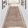 Siunwdiy Tappeto da Cucina Marrone Moderno Passatoia Cucina Antiscivolo Lavabile,Tappeto Cucina Antiscivolo Tinta Unita Tappeto Corridoio Per Cucina,Camera Da Letto,Soggiorno,Marrone,60x200cm