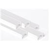 AFTERTECH 5x 1metro (5M) 1207B 12x7mm Profilo Alluminio BIANCO Minimal Per Strisce Strip LED Barra Rigida INTERA 1MT 1m + Copertura OPACA (5x 1metro 1207bianco fog)