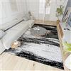 Mazovia Tappeto Salotto Moderne e Classico Pelo Corto - Tappeti Soggiorno Turchi Originali - Tappeti Camera da Letto - Tappeti Salotto Grandi Dimensioni - Grigio 160 x 230 cm