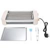 Fockety Hot Dog Roller, 550W, Macchina per Salsicce Elettrica con Temperatura Regolabile, Completamente Automatica, con Vaschetta Raccogli-Olio, 6 Tubi per Salsicce